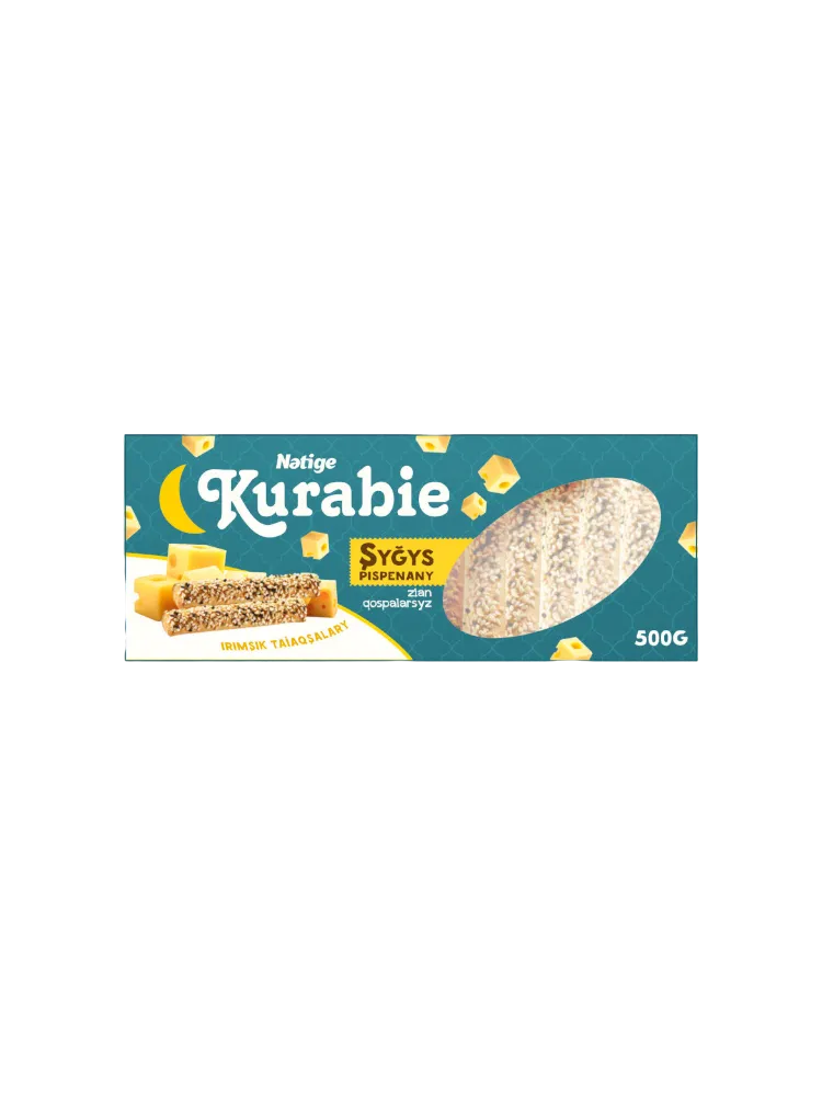 ПЕЧЕНЬЕ СДОБНОЕ KURABIE 500ГР С СЫРОМ - фото 1