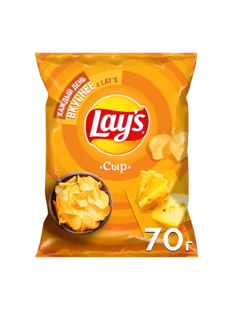ЧИПСЫ LAYS 70Г СЫР