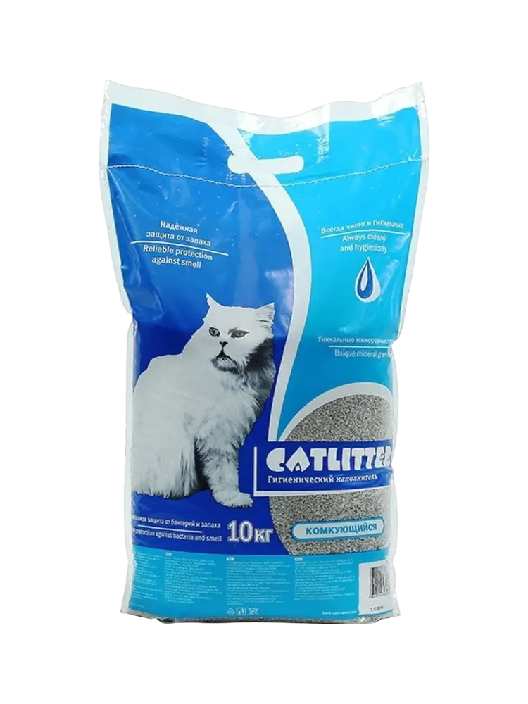НАПОЛНИТЕЛЬ CATLITTER 10КГ КОМКУЮЩИЙСЯ