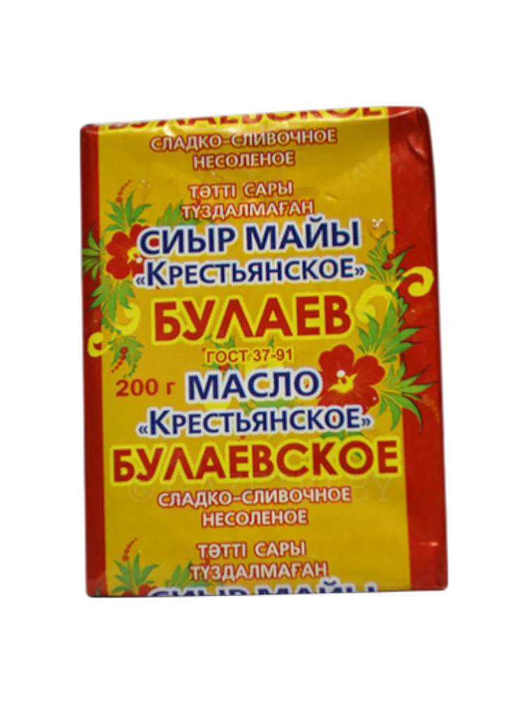 МАСЛО БУЛАЕВО КРЕСТЬЯНСКОЕ 72,5%180Г