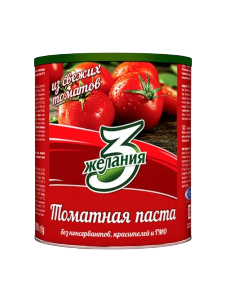 ТОМАТ ПАСТА 3 ЖЕЛАНИЯ 198Г Ж/Б