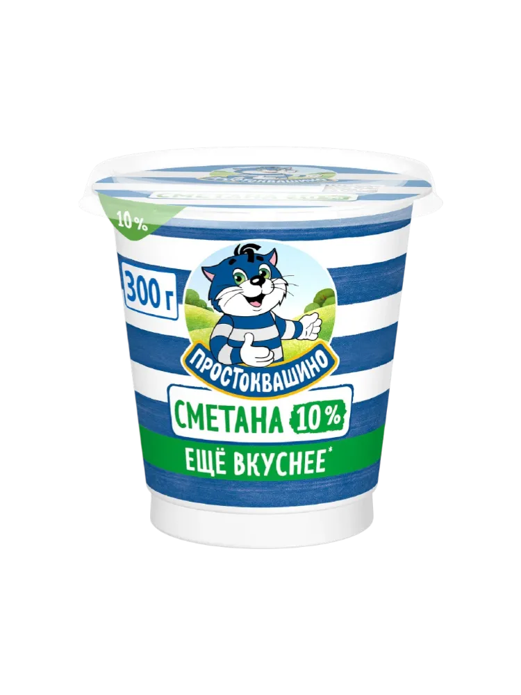 СМЕТАНА ПРОСТОКВАШИНО 300Г 10%