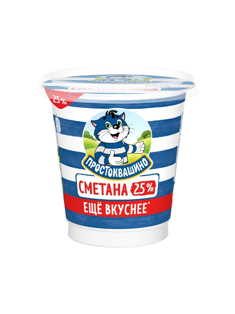СМЕТАНА ПРОСТОКВАШИНО 300Г 25% СТАК