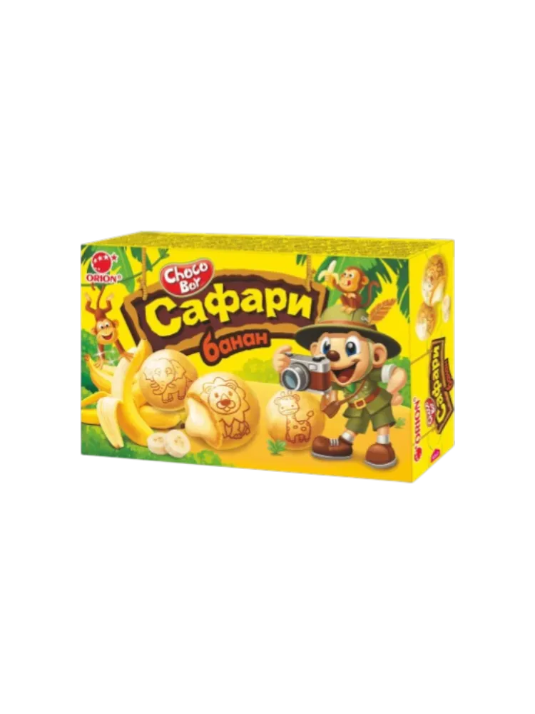 ПЕЧЕНЬЕ CHOCOBOY SAFARI 42Г БАНАНОВЫЙ