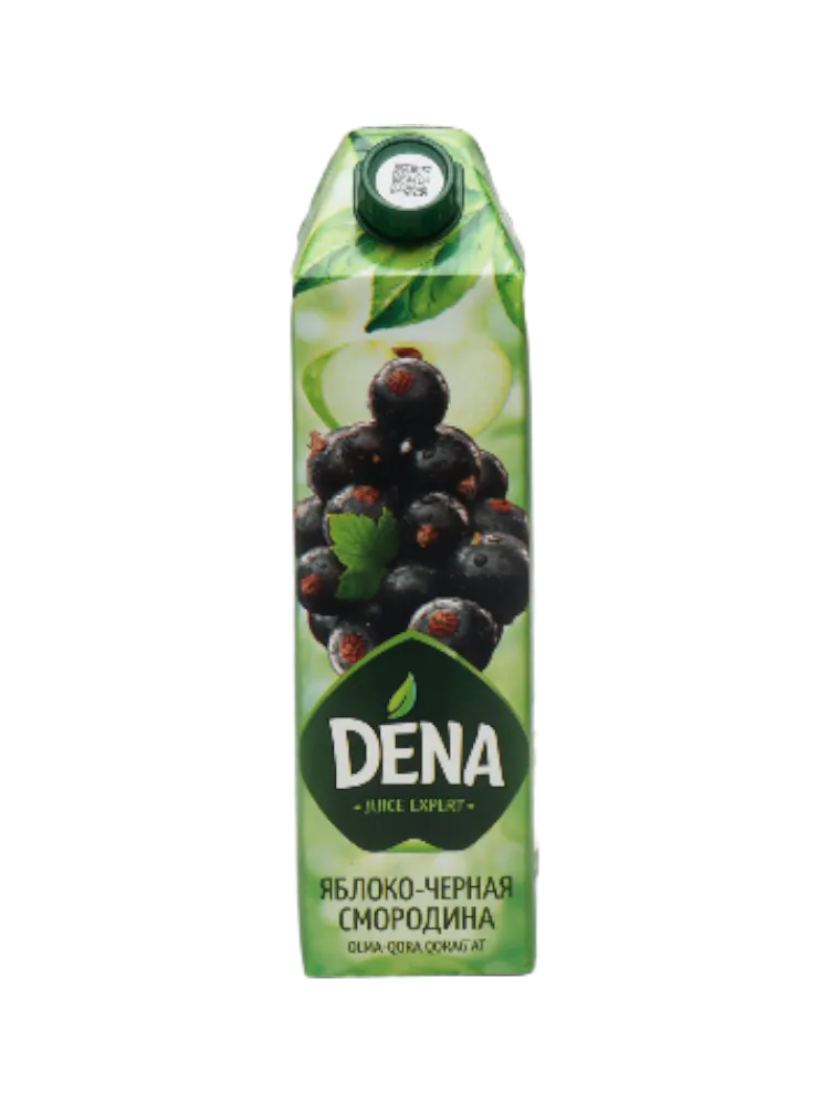 НЕКТАР DENA 1Л ЯБЛОЧНО-ЧЕРНОСМОРОДИНОВЫЙ - фото 1