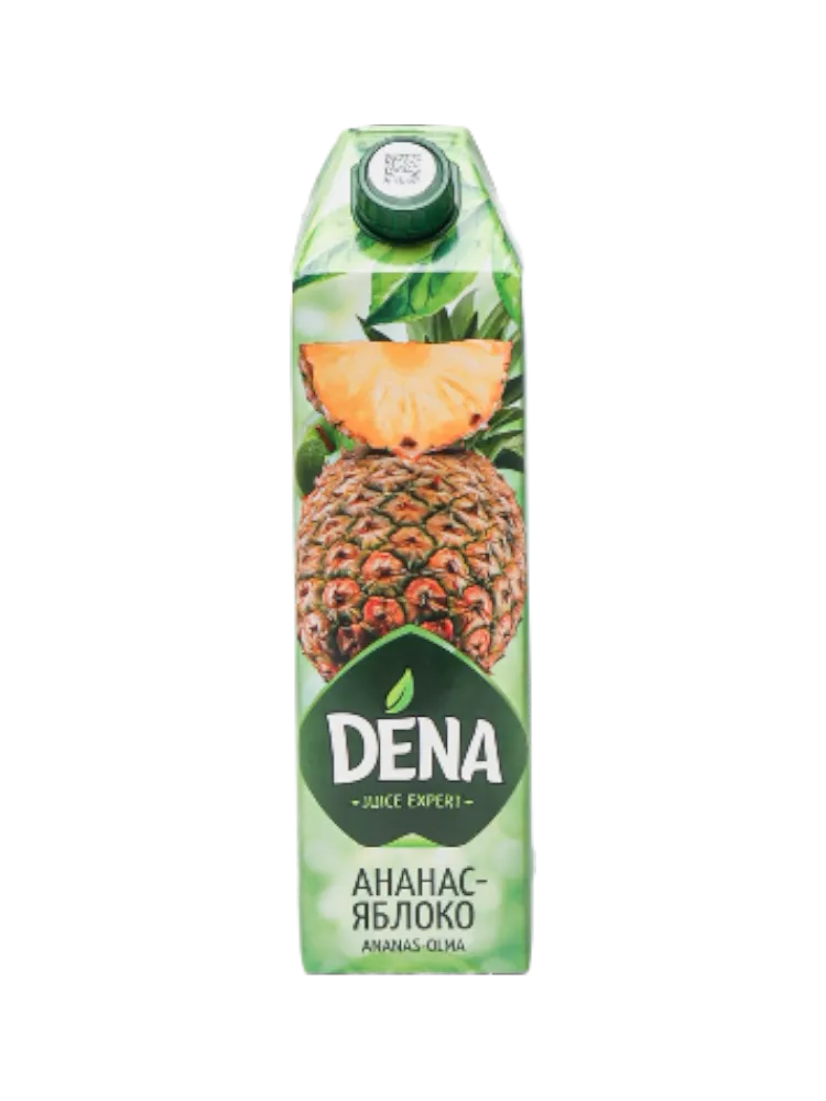 НЕКТАР DENA 1Л АНАНАСОВО-ЯБЛОЧНЫЙ - фото 1