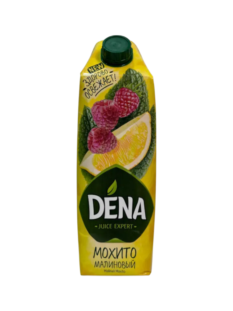 НАПИТОК DENA 1Л МОХИТО ЛИМОН-МАЛИНА СОКОСОДЕРЖ