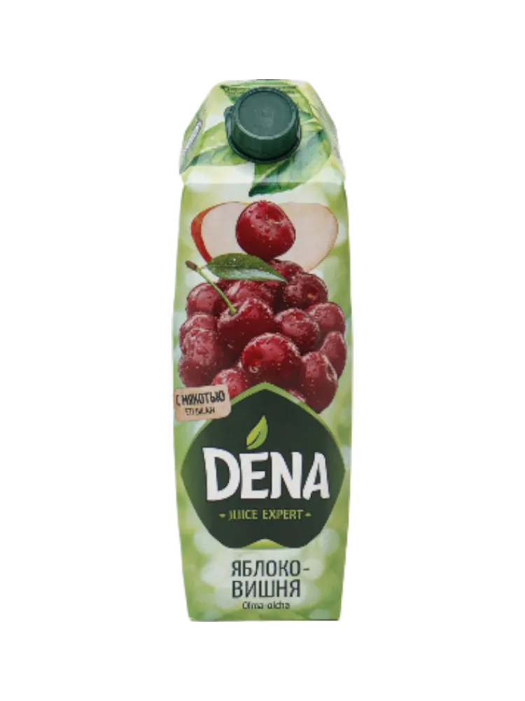 НЕКТАР DENA 1Л ВИШНЯ/ЯБЛОКО С МЯК - фото 1
