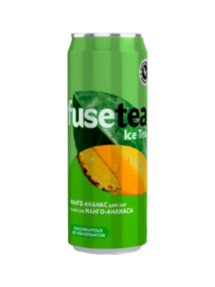ЧАЙ ХОЛ FUSE TEA 0.45 Ж/Б MANGO PINEAPPLE 