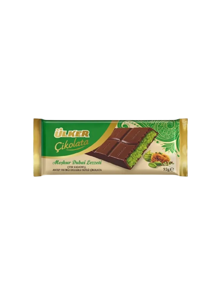 ШОКОЛАД ULKER 93Г С ФИСТ НАЧ И КРОШКОЙ КАДАИФ