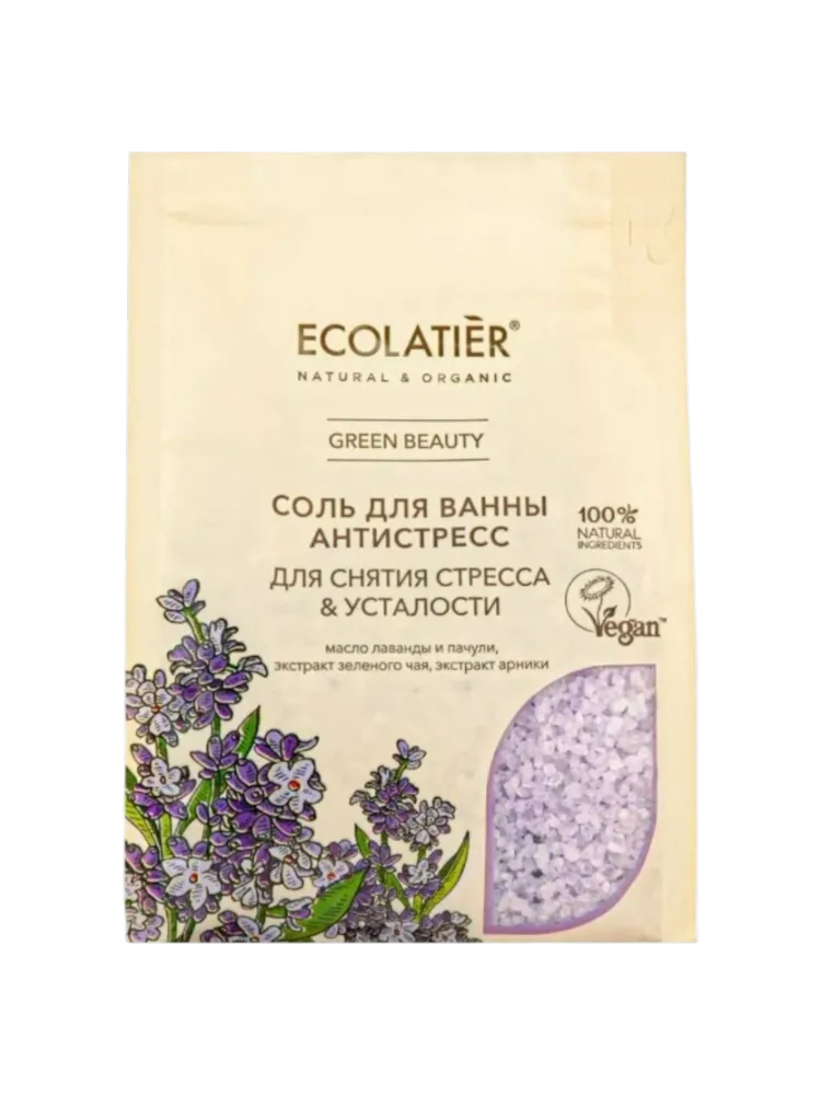 СОЛЬ Д/ВАННЫ ECL GREEN АНТИСТРЕСС 600ГР