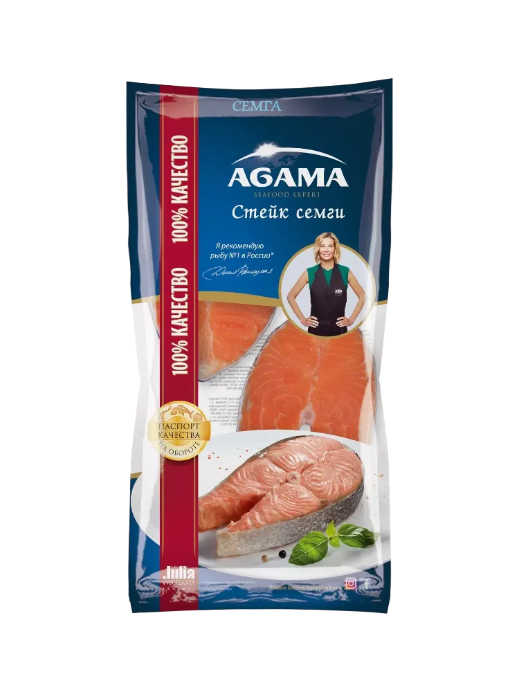 СЕМГА AGAMA СТЕЙК С/М 400Г - фото 1