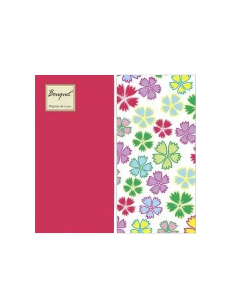 САЛФЕТКИ BOUQUET ORIGINAL DE LUXE ЛЕТНИЕ ЦВЕТЫ MIX С КРАСНЫМ 2СЛ/20Л
