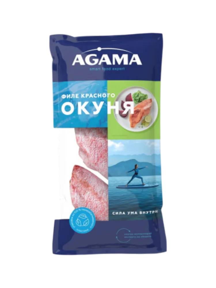РЫБА ОКУНЬ КРАСНЫЙ AGAMA ФИЛЕ С/М 400Г 