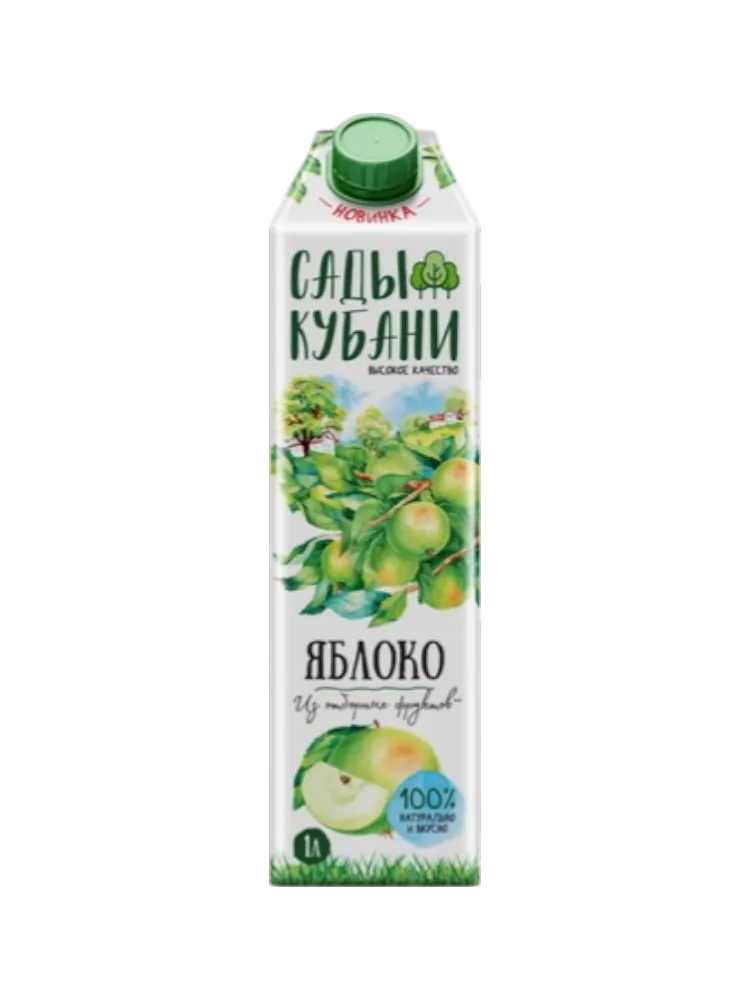 НЕКТАР САДЫ КУБАНИ 1Л ЯБЛОКО