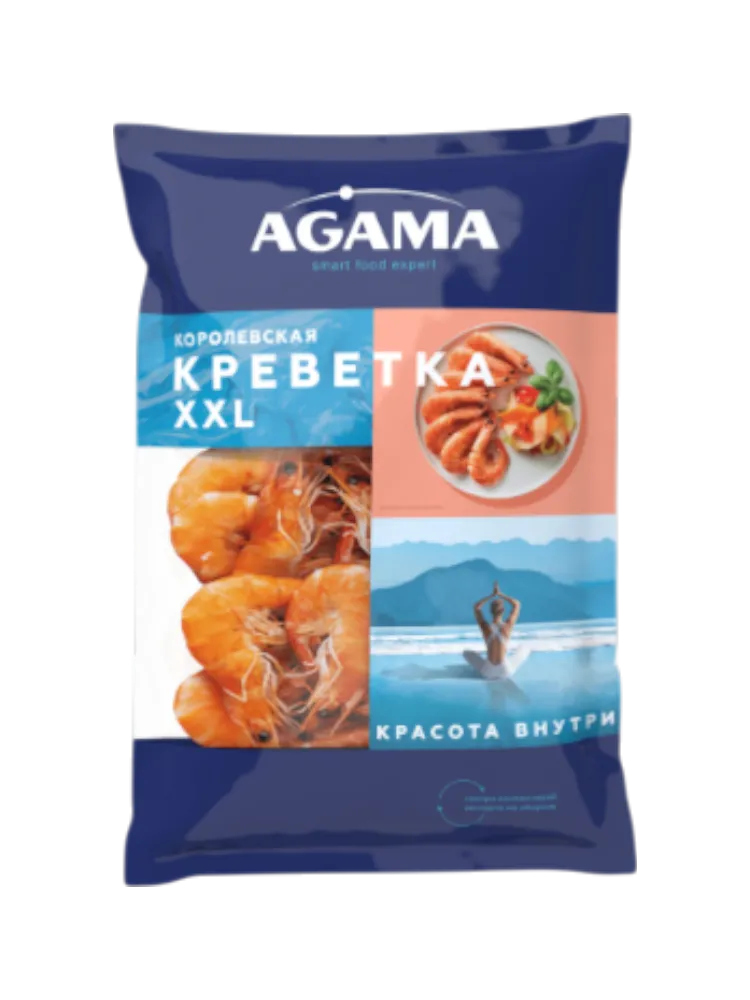 КРЕВЕТКИ AGAMA КОРОЛЕВСКИЕ №5 В/М XXL 700Г
