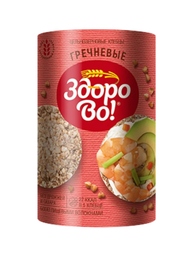 ХЛЕБЦЫ ЗДОРОВО 100Г ГРЕЧНЕВЫЕ