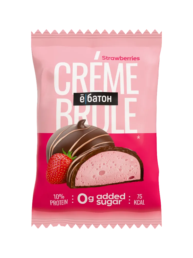 ДЕСЕРТ CRЕME BRULE 35Г КЛУБНИКА
