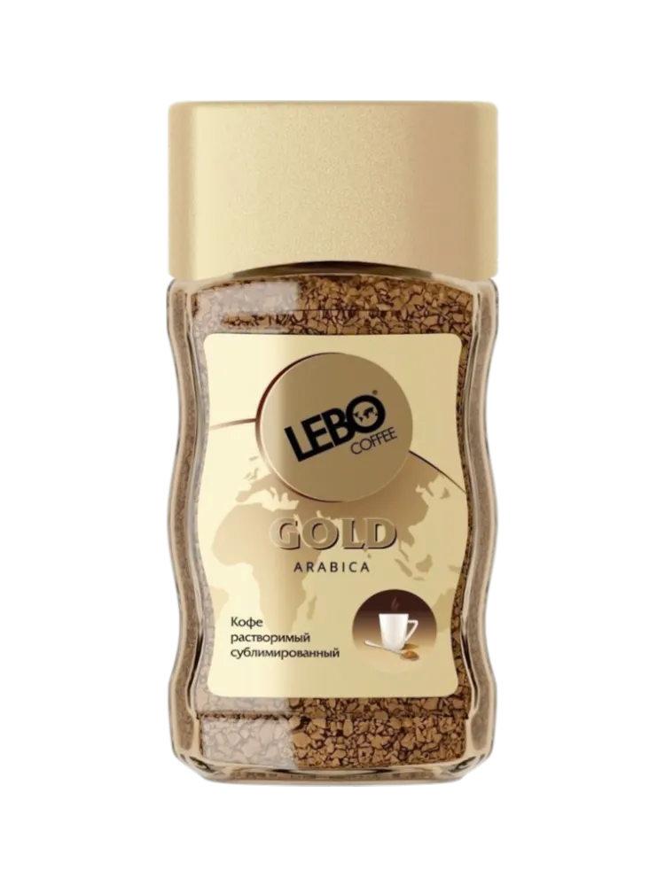КОФЕ LEBO GOLD 100Г РАСТВОРИМЫЙ