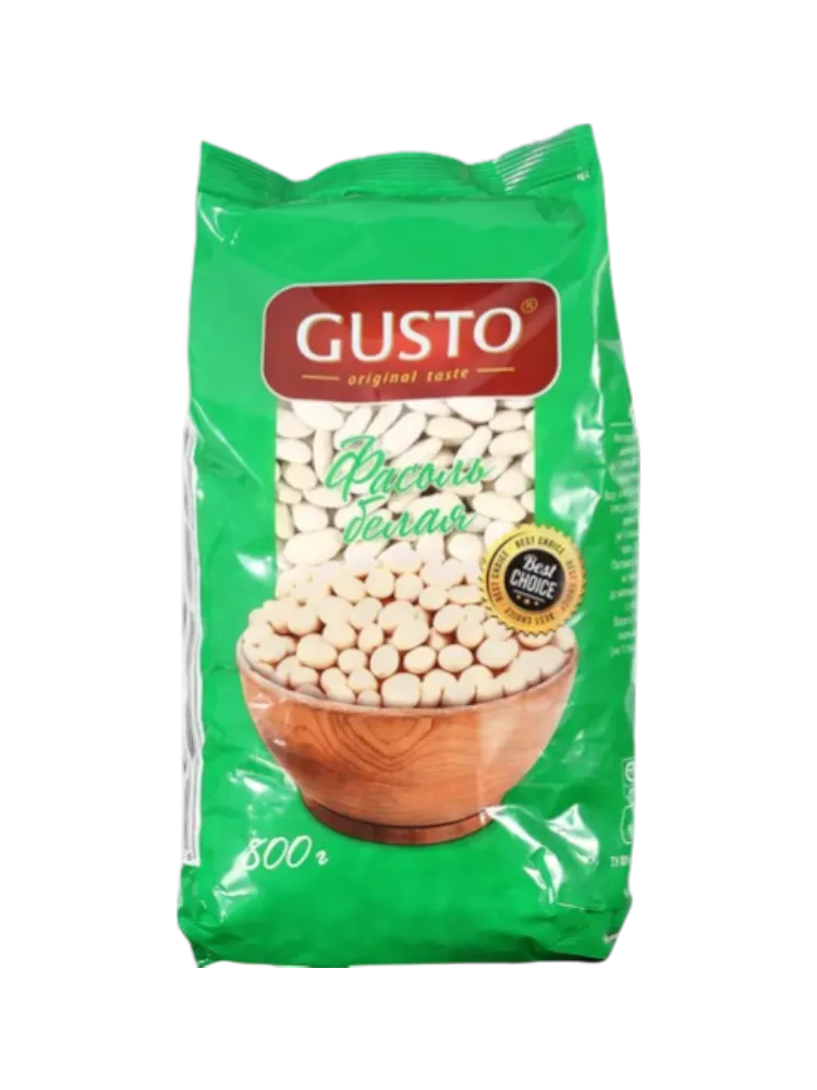 ФАСОЛЬ MR GUSTO 800Г БЕЛАЯ