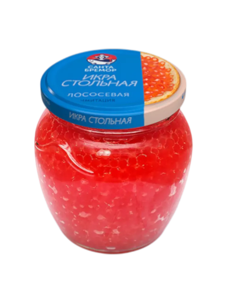 ИКРА СТОЛЬНАЯ 480Г ЛОСОСЕВАЯ ИМИТ СТ/Б