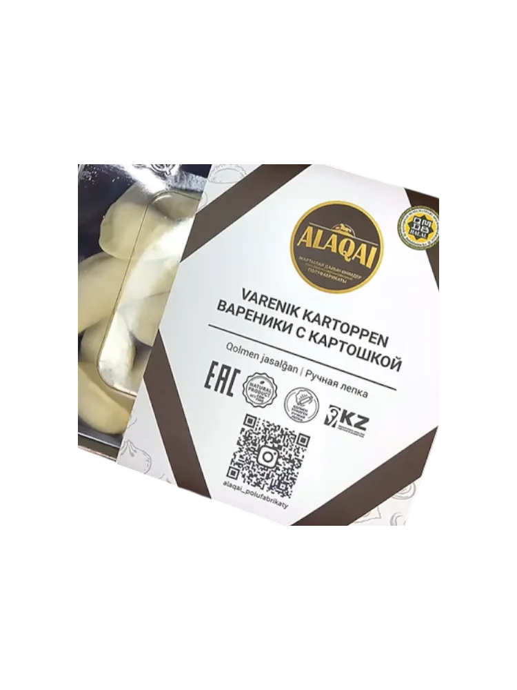 ВАРЕНИКИ ALAQAI 500Г С КАРТОФЕЛЕМ