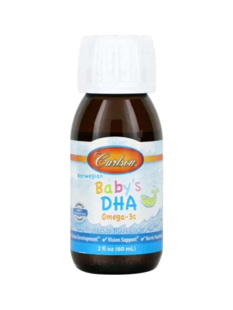 Омега 3 с витамином Д3 для младенцев. Carlson Baby's DHA **1,100 mg Omega-3s with Vitamin D3** **2 fl oz (60 ml)** - фото 2