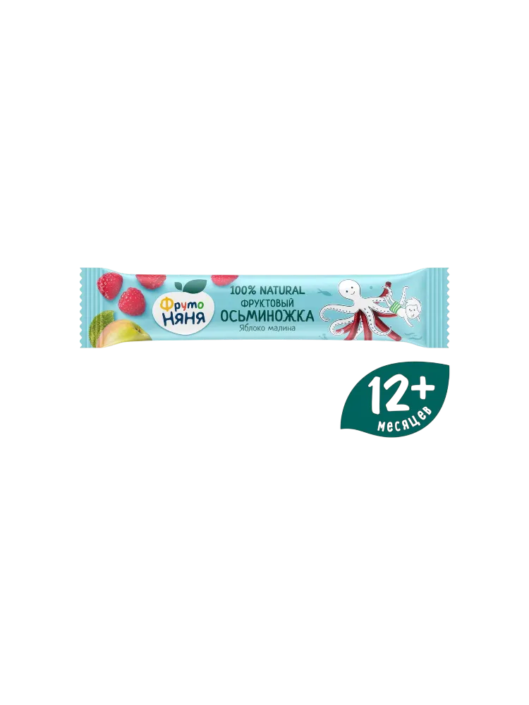 ПРОДУКТ Д/ДЕТСК ПИТАНИЯ ФРУТОНЯНЯ 16Г ФРУКТ КУСОЧКИ ЯБЛОКО/МАЛИНА