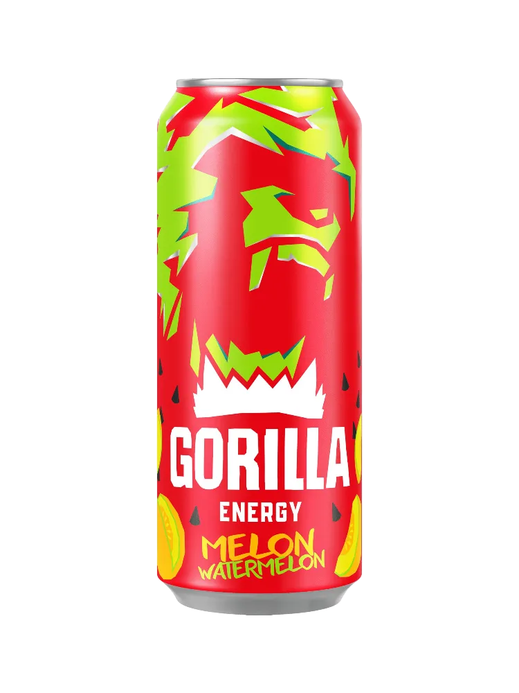 НАПИТОК ЭНЕРГЕТ GORILLA WATERMELON MELON 0,45Л Ж/Б