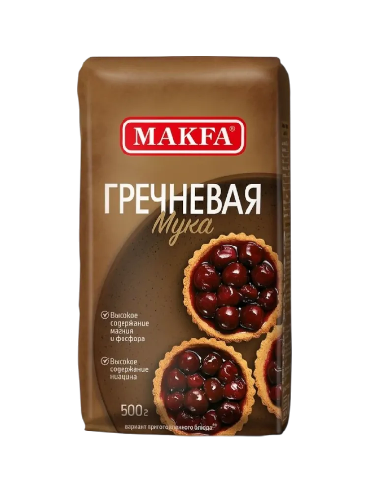 МУКА MAKFA 500Г ГРЕЧНЕВАЯ