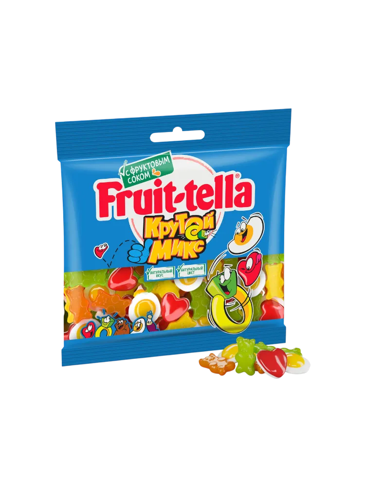ЖЕВ МАРМЕЛАД FRUITTELLA 100Г КРУТОЙ МИКС