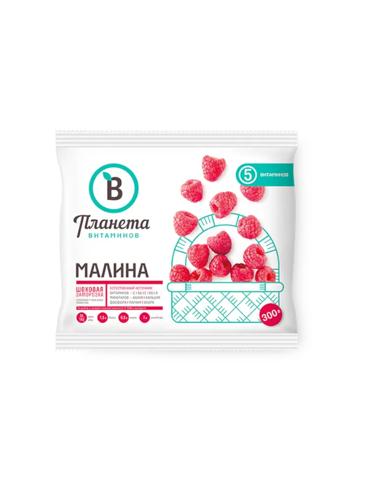 МАЛИНА ПЛАНЕТА ВИТАМИНОВ 250Г