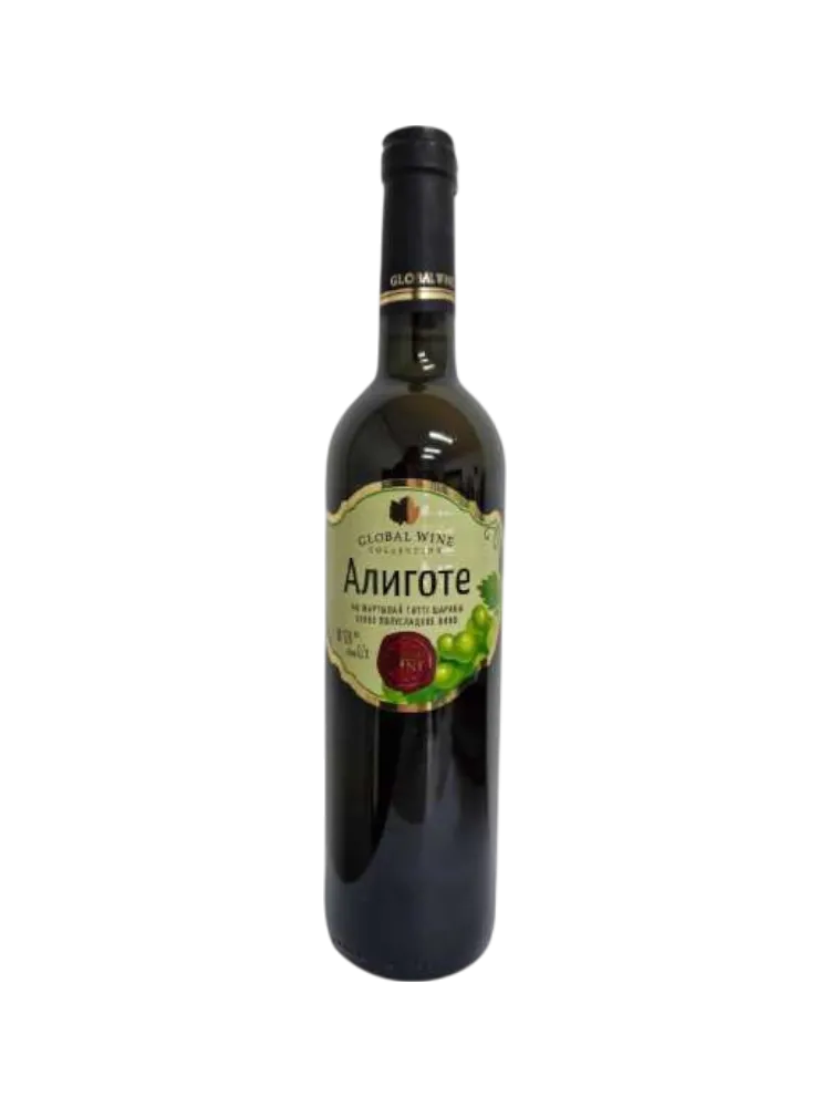 ВИНО GLOBAL WINE АЛИГОТЕ БЕЛ П/СЛ 0,75Л 12% - фото 1
