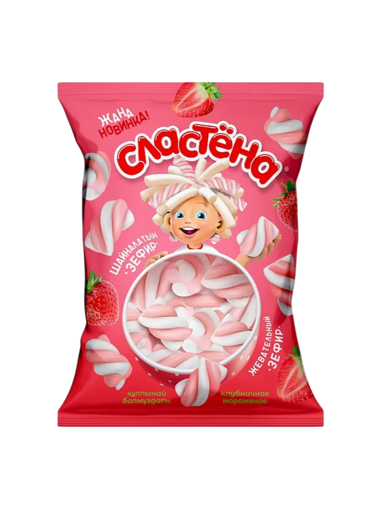 ЗЕФИР СЛАСТЕНА 150ГР КЛУБ/МОРОЖЕНОЕ