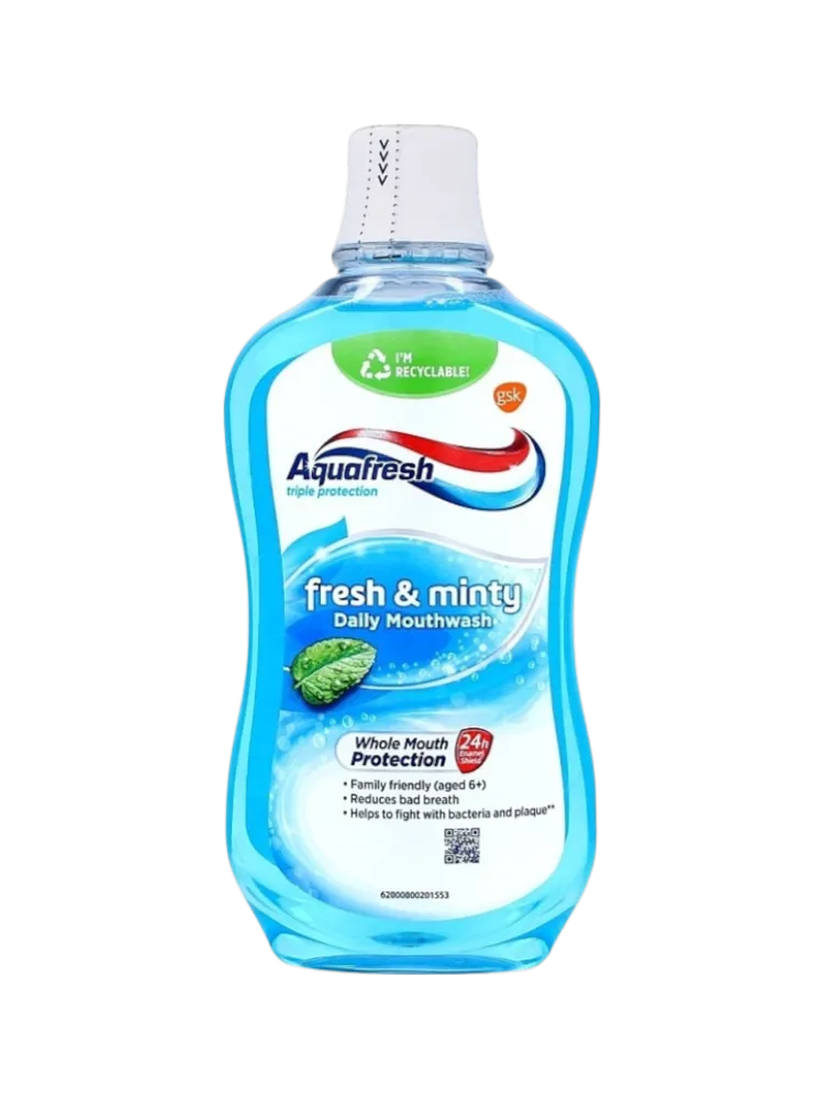 ОПОЛАСКИВАТЕЛЬ AQUAFRESH 500МЛ ОСВЕЖАЮЩЕ-МЯТНЫЙ