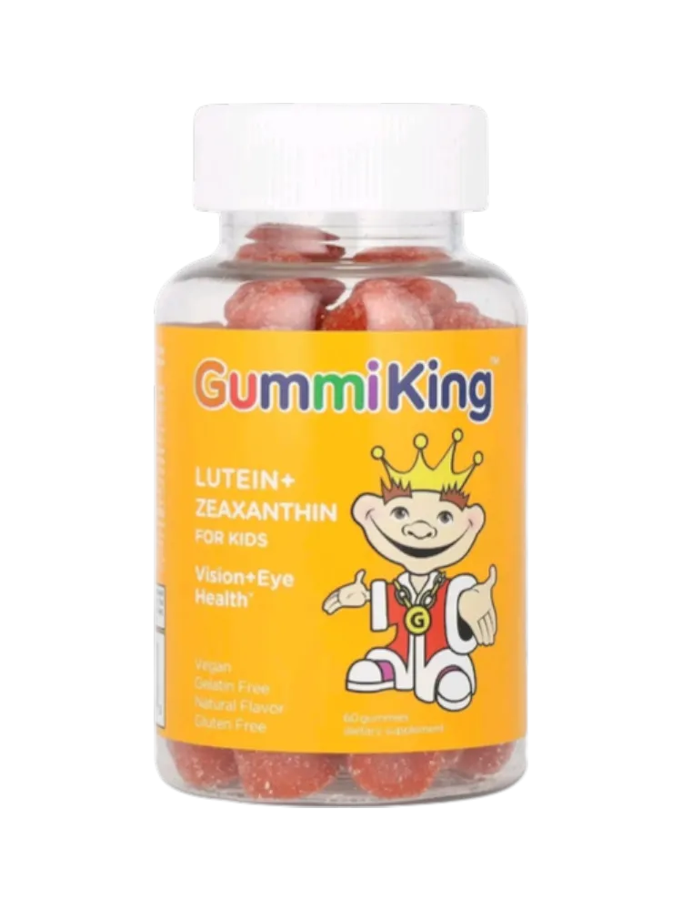 Gummi King. Жевательная добавка с лютеином и зеаксантином для детей, со вкусом манго, 60 жевательных таблеток