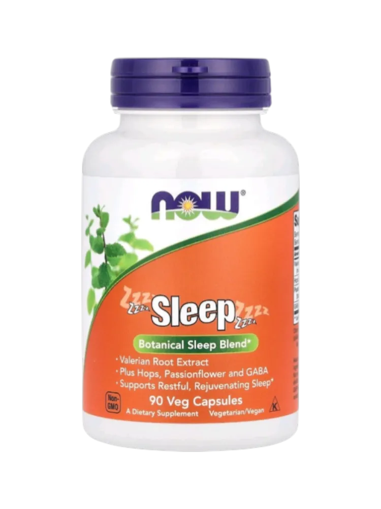 Now Foods Sleep, растительная смесь для сна, 90 растительных капсул
