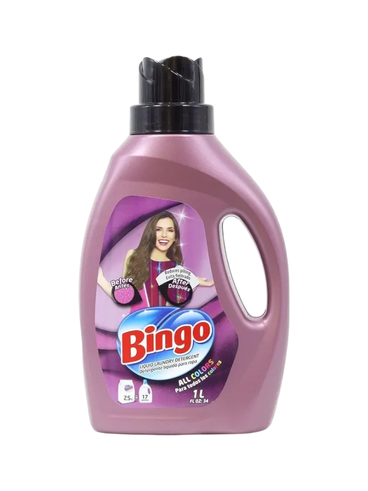 ЖИДКОЕ СРЕДСТВО BINGO Д/СТИРКИ 1200МЛX12 ALL COLORS