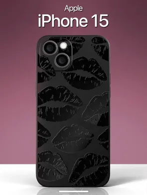 Чехол для apple iphone 15 черный