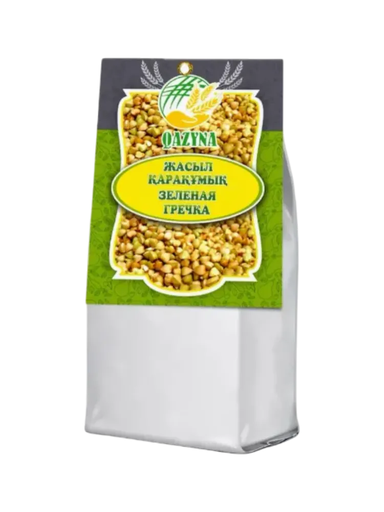 КРУПА ЗЕЛЕНАЯ ГРЕЧКА 1КГ QAZYNA