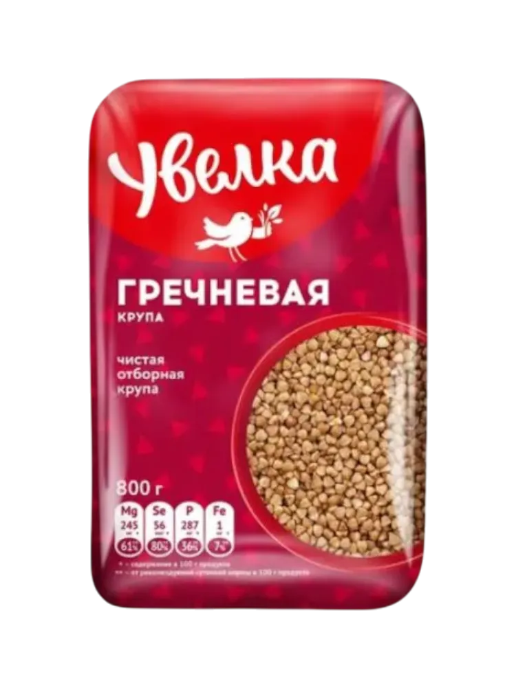 КРУПА УВЕЛКА 450Г ГРЕЧНЕВАЯ ЯДРИЦА 1С