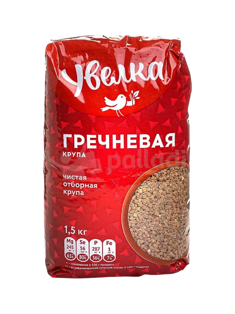 КРУПА УВЕЛКА ГРЕЧНЕВАЯ 1,5КГ(6)