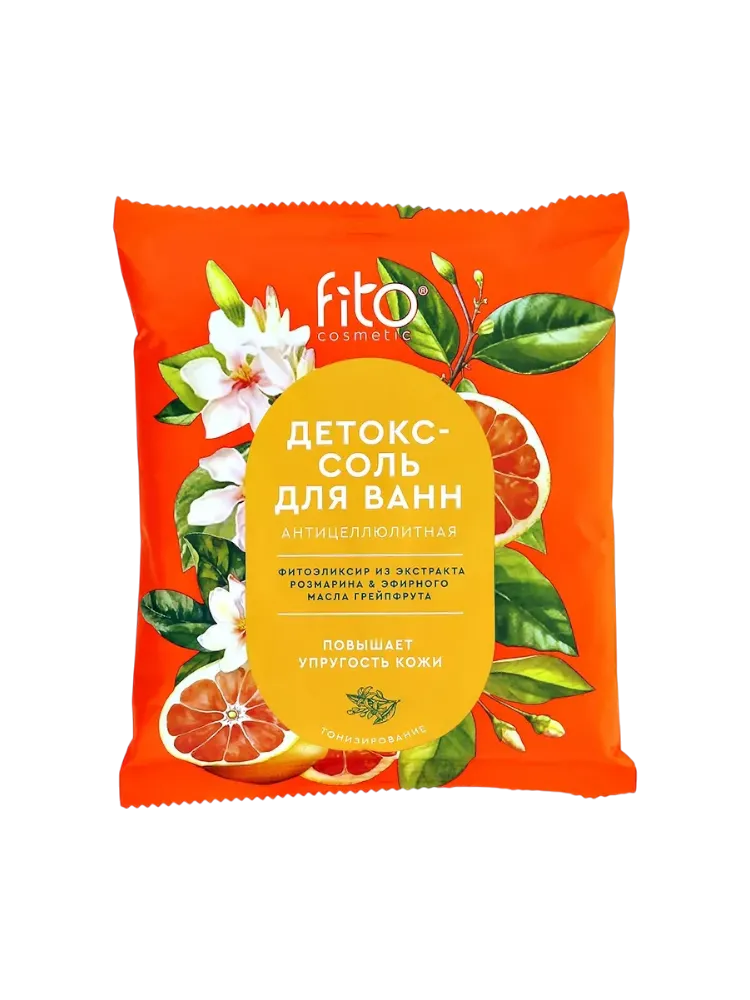 СОЛЬ Д/ВАНН ДЕТОКС АНТИЦЕЛЛЮЛИТНАЯ ELIXIRICA 500ГР