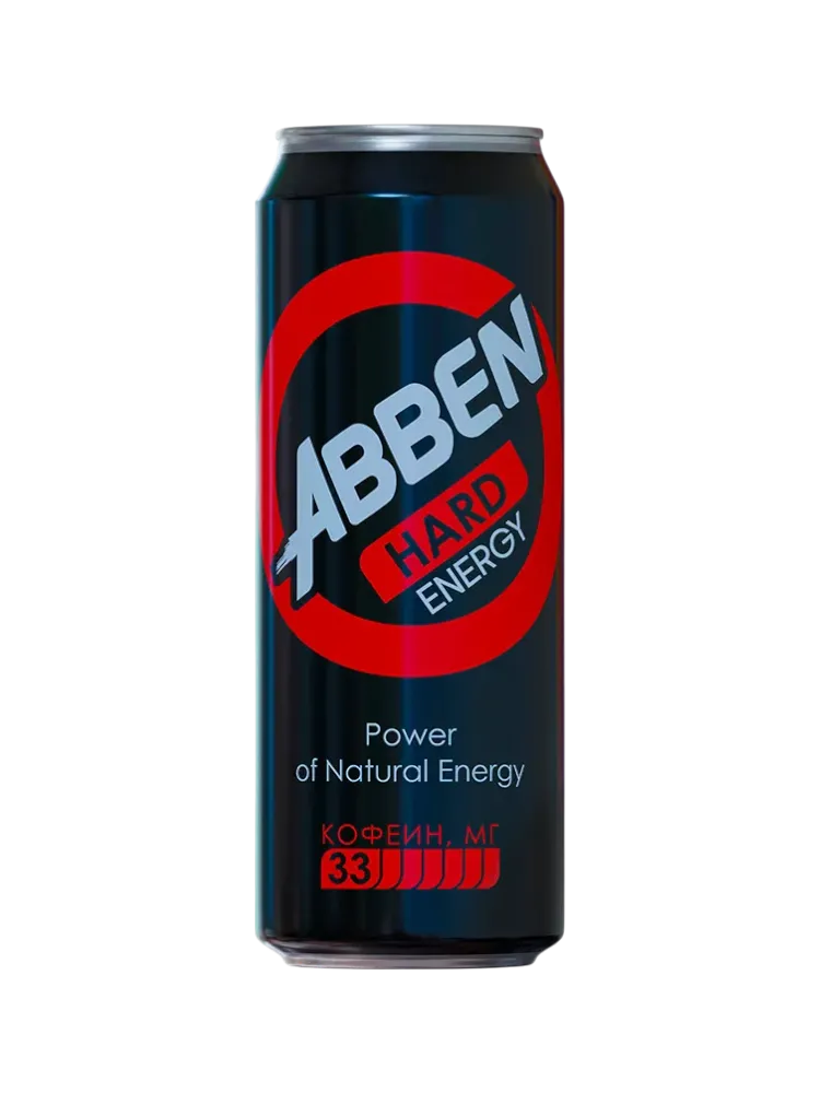 НАПИТОК ЭНЕРГЕТ ABBEN HARD ENERGY 0,45Л ТУТТИ ФРУТТИ Ж/Б