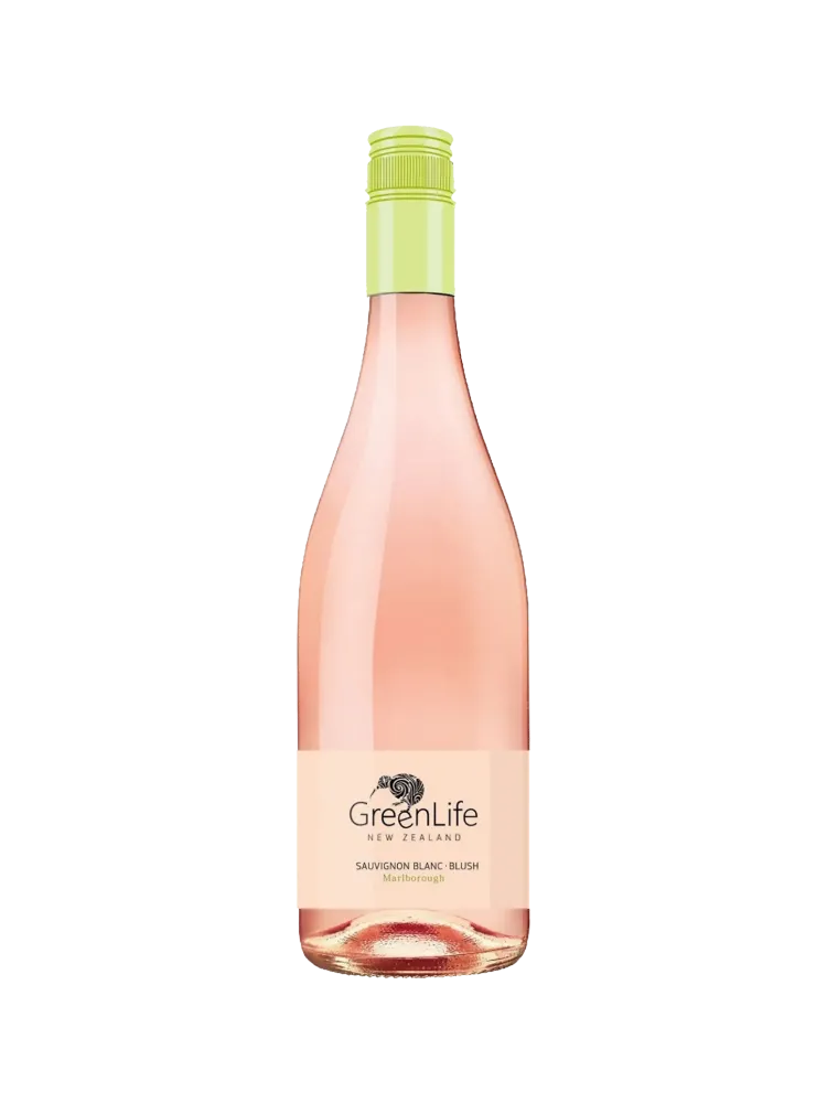 ВИНО GREEN LIFE 0.75Л SAUVIGNON BLANC BLUSH MALBOROUGH РОЗ СУХ 12.5% - фото 1