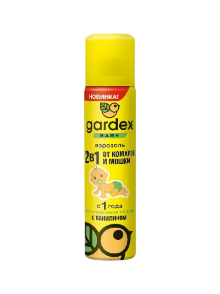 Gardex Baby Аэрозоль от комар/мошки для детей 80мл