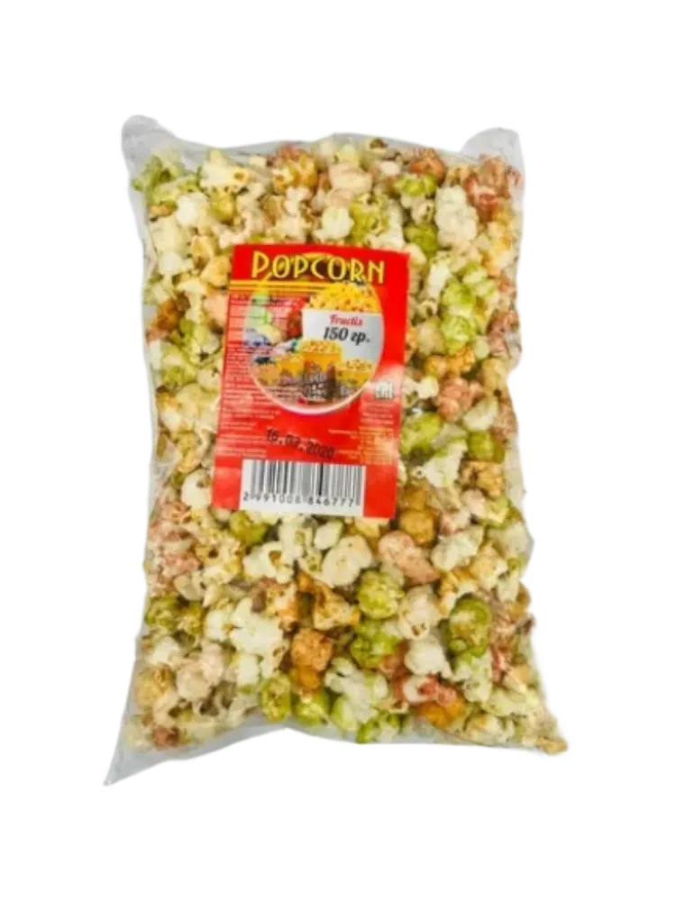 ПОПКОРН 150Г ВОЗДУШНАЯ КУКУРУЗА КАРАМЕЛЬНЫЙ ЦВЕТНОЙ