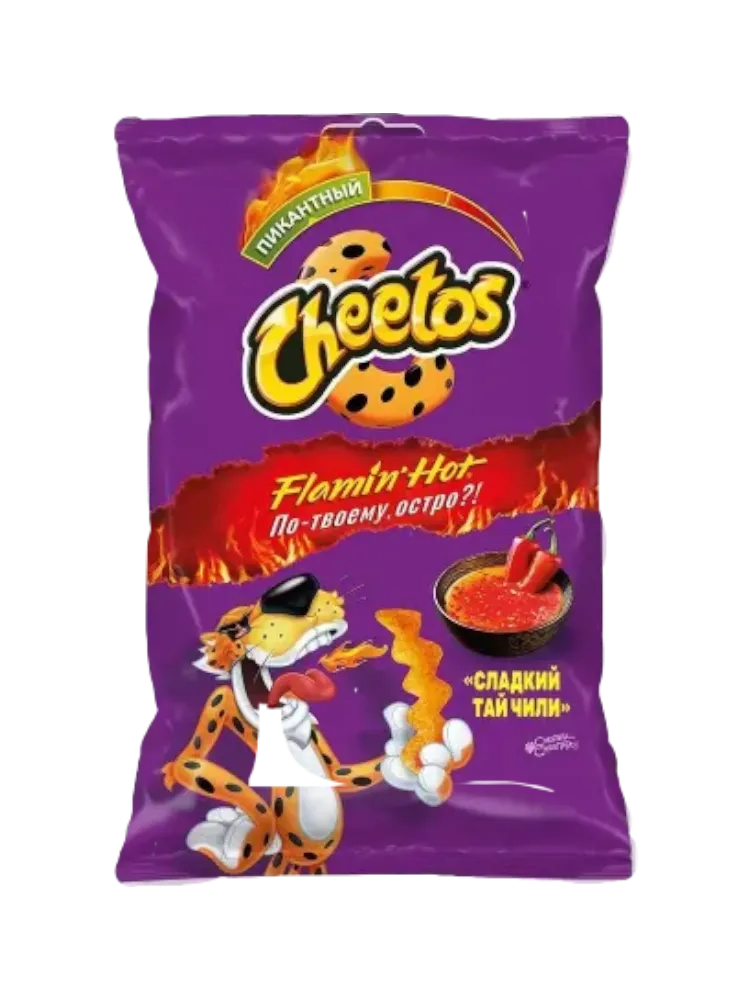 КУКУРУЗНЫЕ СНЕКИ CHEETOS 70Г СЛАДКИЙ ТАЙ ЧИЛИ