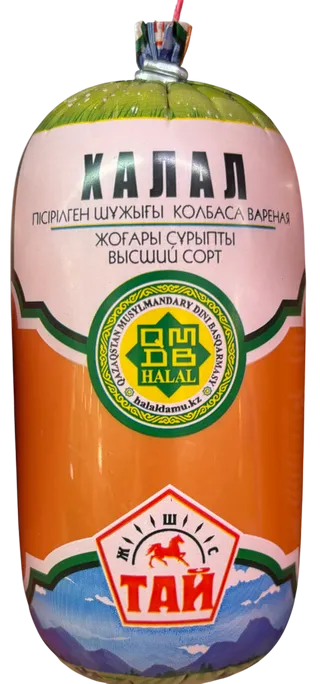 КОЛБАСА ТАЙ ДОКТОРСКАЯ ХАЛАЛ ВАРЕНАЯ П/А 550Г