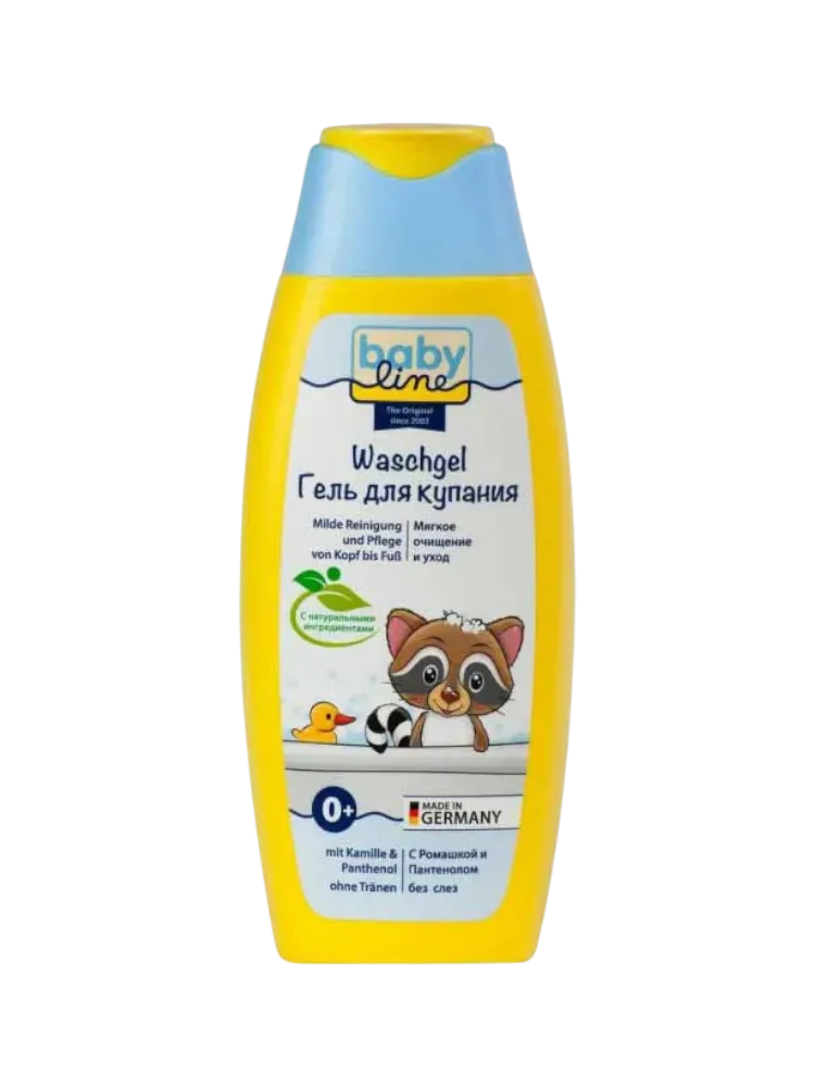 Baby Line Гель для купания с ромашкой и пантенолом